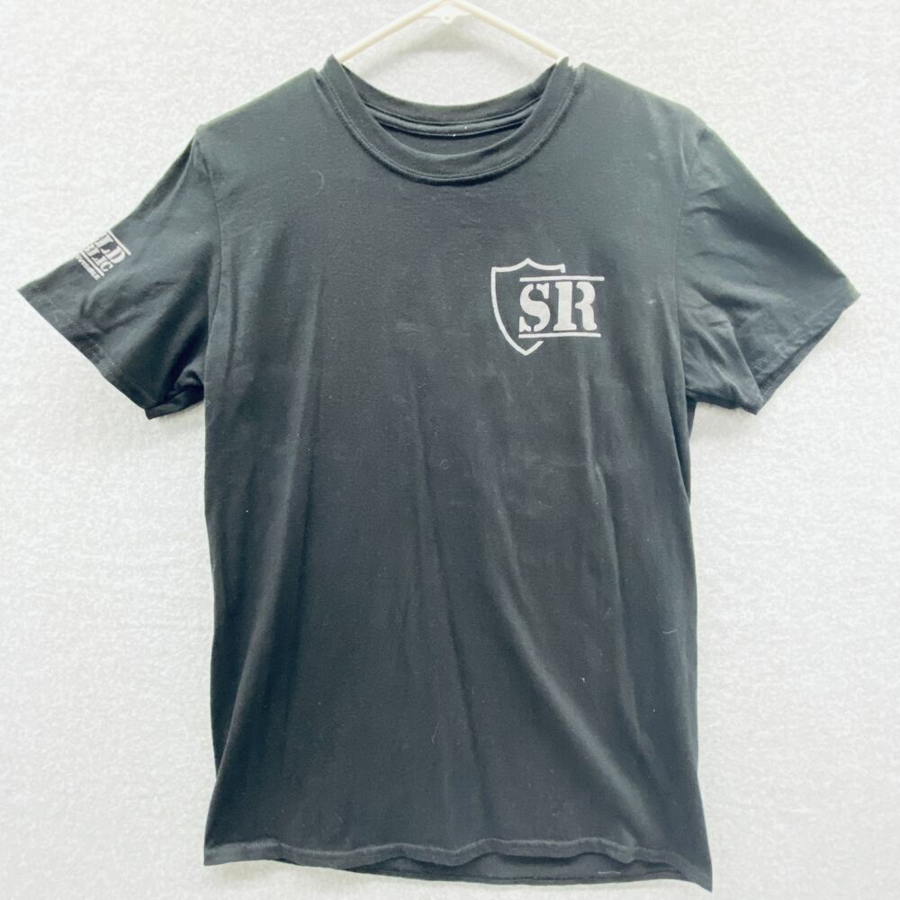 Shield Republic Shirt Mens Medium Black High Speed Wireless Graphic Tee Cotton